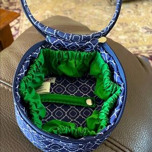 Stylish Jewelry Travel Accessory Organizer Bag Zipper Pouch